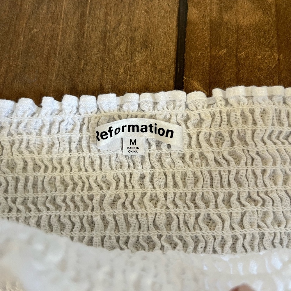 Reformation Clementine Top - White medium - Picture 2 of 3